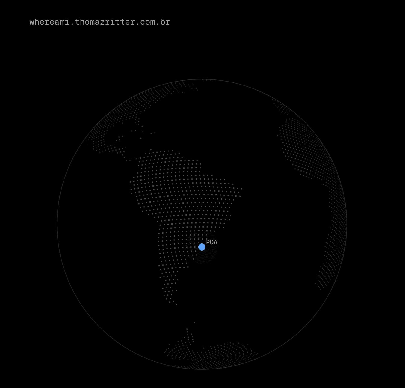 Screenshot of whereami